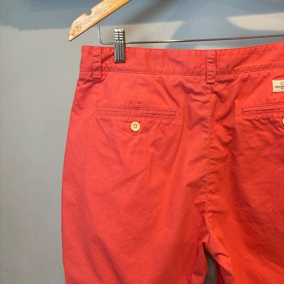 Vineyard Vines Pink Flat Front Summer Shorts Size 33 - Picture 3 of 9